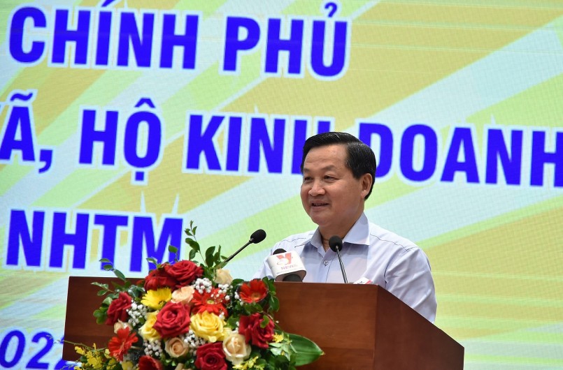 Phó Thủ tướng Lê Minh Khái: với sự quyết tâm cao, vào cuộc đồng bộ của cả hệ thống, chương trình sẽ được thực hiện thành công. Ảnh VGP