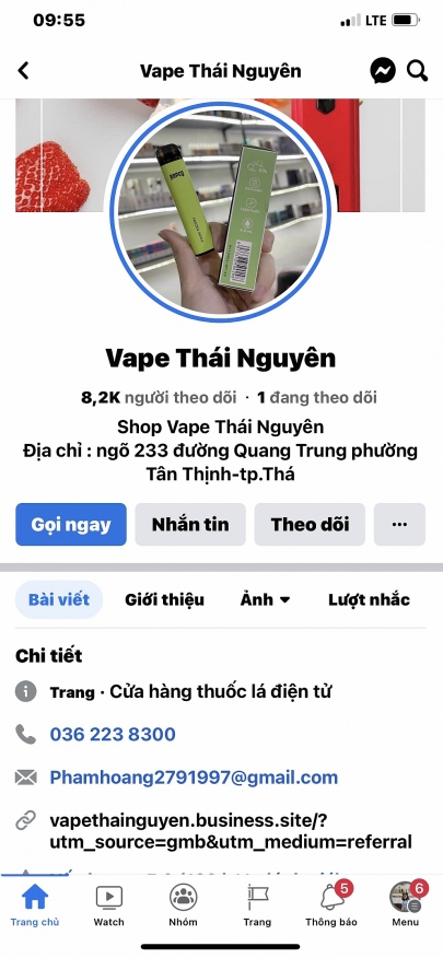 Facebook của Lâm thu hút 8,2 nghìn người theo dõi
