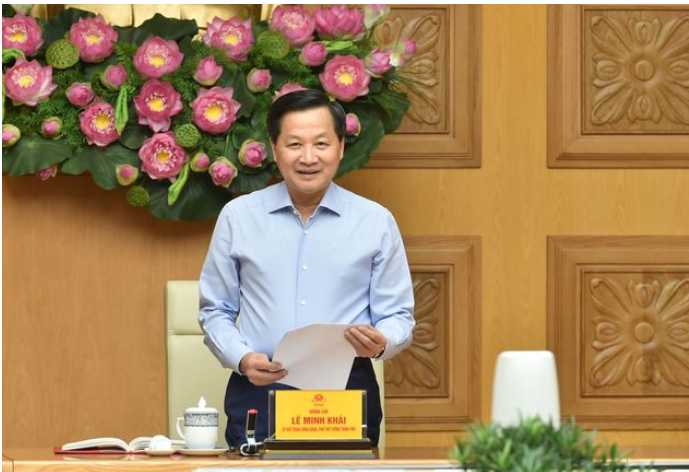 Phó Thủ tướng Lê Minh Khái: Phải hết sức tập trung, không được chủ quan, lơ là trong công tác điều hành giá. Ảnh VGP