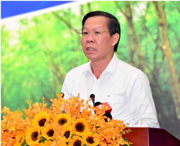 Chủ tịch UBND TPHCM Phan Văn Mãi đề nghị đẩy mạnh liên kết triển giao thông Vùng với các tuyến đường bộ (vành đai, quốc lộ, cao tốc kết nối), đường thuỷ (hệ sông Sài Gòn, Đồng Nai, Vàm Cỏ; kết nối ĐBSCL-Campuchia), đường sắt