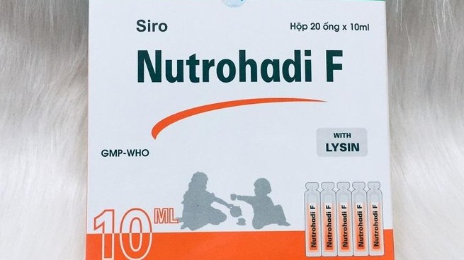Thu hồi toàn quốc thuốc Siro Nutrohadi F do vi phạm chất lượng