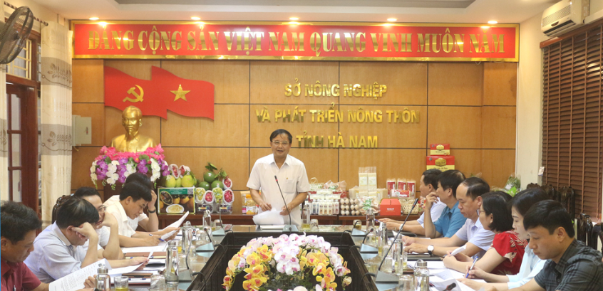 Đồng chí Nguyễn Đức Vượng, Tỉnh ủy viên, Phó Chủ tịch UBND tỉnh phát biểu chỉ đạo tại hội nghị.