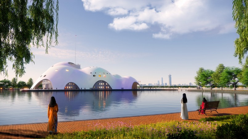 Nhà hát Opera Hà Nội được thiết kế bởi kiến trúc sư lừng danh người Italy - Renzo Piano.