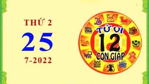 Xem chi tiết tử vi hôm nay Thứ Hai ngày 25/7/2022: Mùi công việc thuận lợi, Ngọ cần phải hết sức cận thận