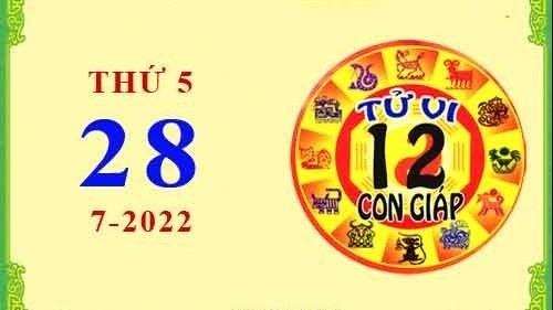 Xem chi tiết tử vi hôm nay Thứ Năm ngày 28/7/2022: Mùi sự nghiệp rộng mở, Ngọ vướng nhiều rắc rối