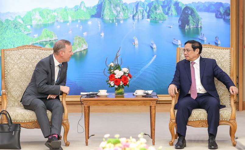 Thủ tướng khẳng định Việt Nam luôn coi trọng quan hệ song phương với Vương quốc Anh - Ảnh: VGP