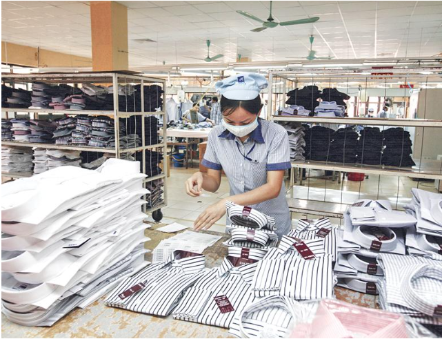 Sản phẩm dệt may Việt Nam là một trong những sản phẩm, hàng hóa có sự tăng trưởng xuất khẩu tương đối cao vào thị trường Bắc Âu thời gian qua