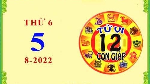 Xem chi tiết tử vi hôm nay Thứ Sáu ngày 5/8/2022: Dần gặp nhiều may mắn, Tý dễ vướng vào rắc rối