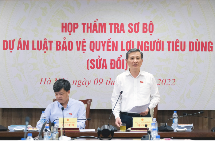 Chủ nhiệm Uỷ ban Khoa học, Công nghệ và Môi trường Lê Quang Huy ​phát biểu kết luận Hội nghị.