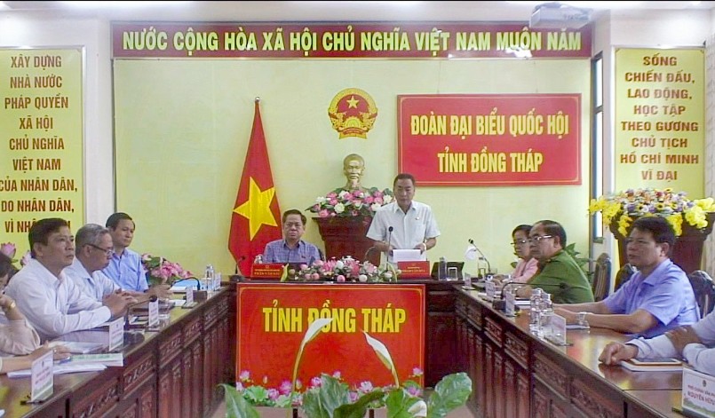 Đại biểu Phạm Văn Hòa - Đoàn ĐBQH tỉnh Đồng Tháp