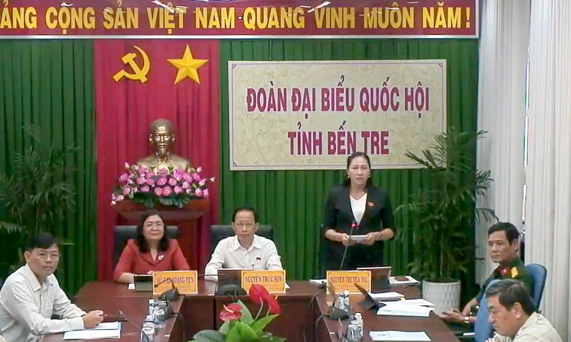 Đại biểu Nguyễn Thị Yến Nhi - Đoàn đại biểu Quốc hội tỉnh Bến Tre