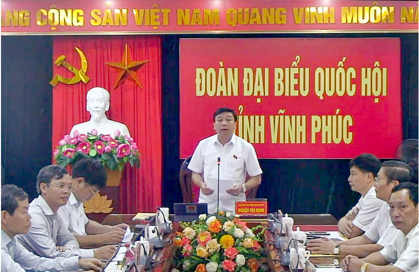 Đại biểu Nguyễn Văn Mạnh - Đoàn ĐBQH tỉnh Vĩnh Phúc