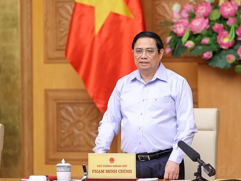 Theo Thủ tướng Phạm Minh Chính, khối lượng vốn phải giải ngân rất lớn so với các năm trước, đòi hỏi phải có những thay đổi về cách làm - Ảnh: VGP