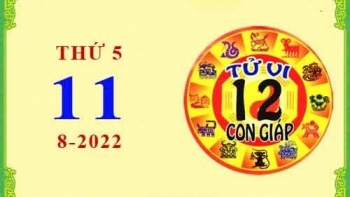 Xem chi tiết tử vi hôm nay Thứ Năm ngày 11/8/2022: Dậu công việc thuận lợi, Hợi vướng phải rắc rối