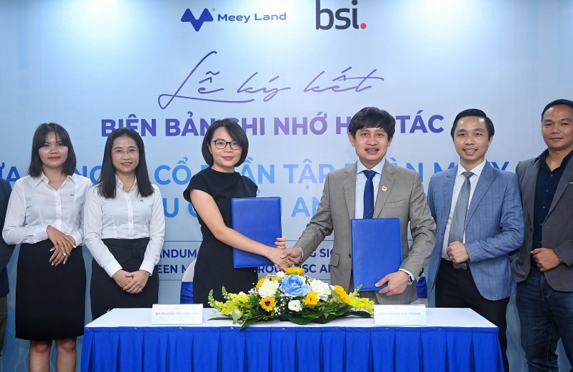 Công ty Cổ phần Tập đoàn Meey Land và BSI Việt Nam tiến hành ký kết biên bản ghi nhớ hợp tác về đào tạo năng lực tự xây dựng và đánh giá chứng nhận ISO 9001:2015, ISO 27001:2013