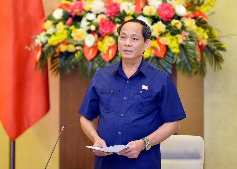 Thượng tướng Trần Quang Phương – Phó Chủ tịch Quốc hội, Trưởng Đoàn giám sát phát biểu kết luận