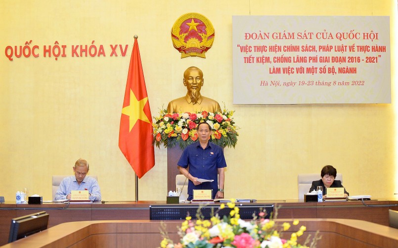 , Thượng tướng Trần Quang Phương – Phó Chủ tịch Quốc hội phát biểu