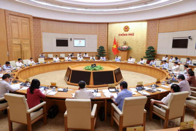 Toàn cảnh phiên họp Chính phủ chuyên đề về xây dựng pháp luật tháng 8 năm 2022