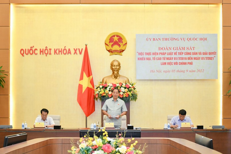 Phó Chủ tịch Quốc hội Trần Quang Phương phát biểu kết luận