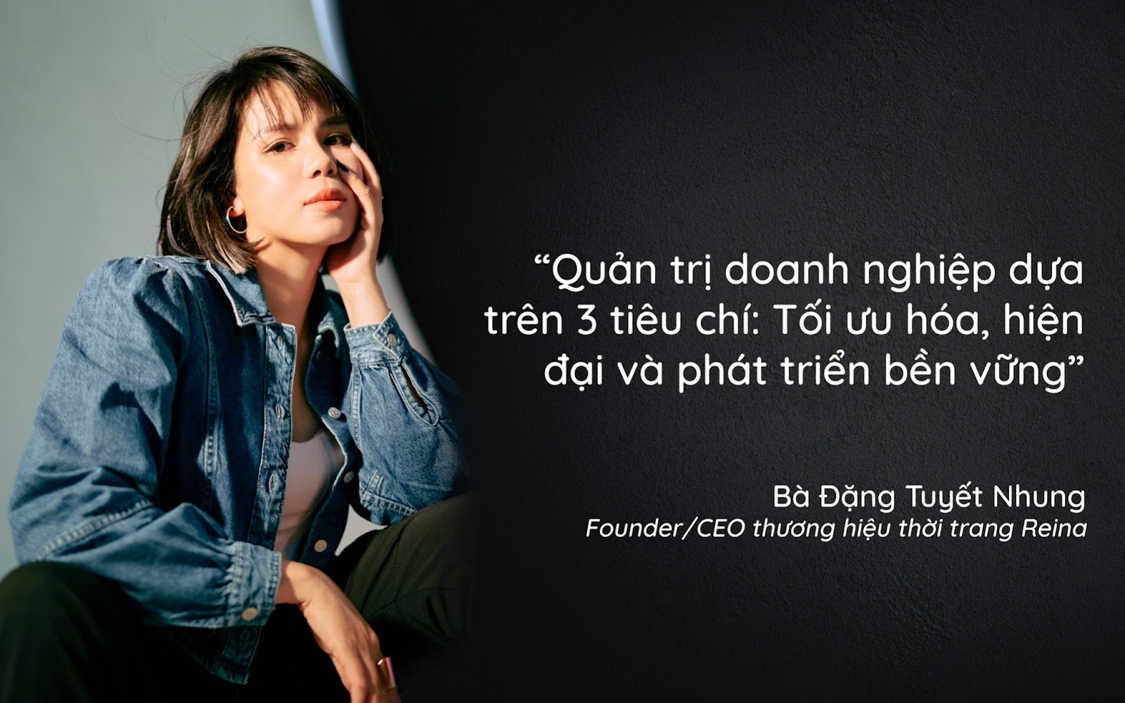 Doanh nhân Đặng Tuyết Nhung - Founder thời trang REINA.