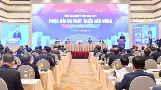 Nhìn lại những hình ảnh ấn tượng tại "Diễn đàn kinh tế Việt Nam năm 2021"