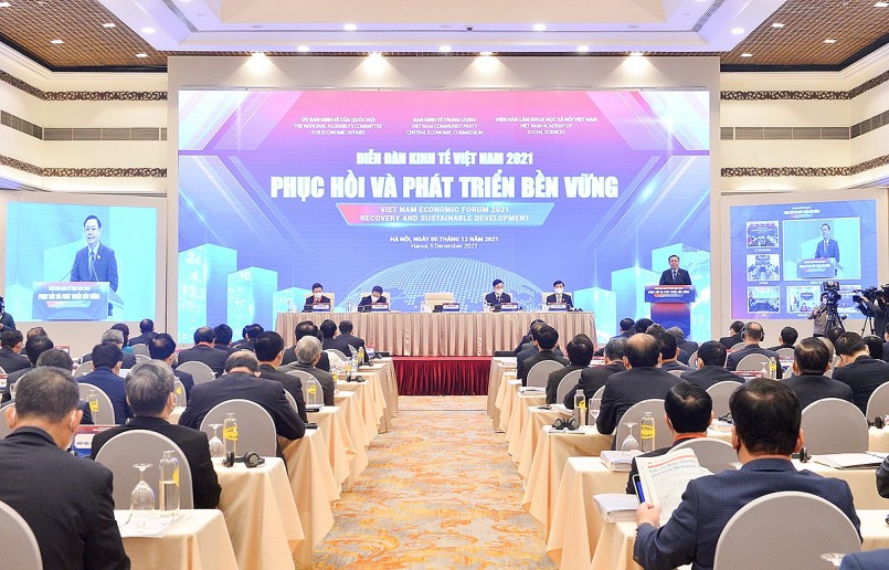 Toàn cảnh Diễn đàn Kinh tế Việt Nam 2021