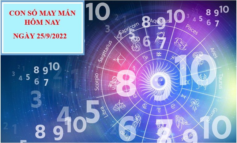 Con số may mắn hôm nay 25/9/2022 theo 12 con giáp