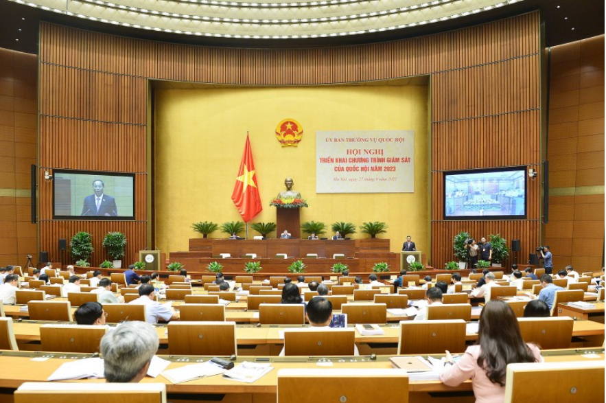 Hội nghị triển khai kế hoạch giám sát của Quốc hội năm 2023