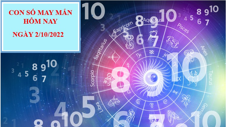 Con số may mắn hôm nay 2/10/2022 theo 12 con giáp