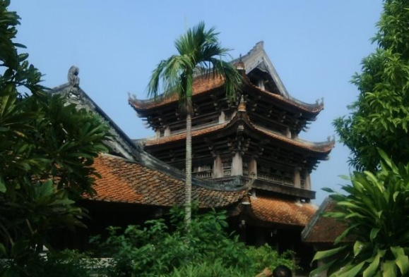 Gác chuông chùa Keo, một biểu tượng văn hóa của tỉnh Thái Bình.