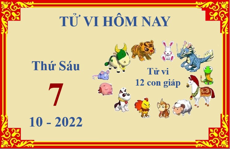 Xem chi tiết tử vi hôm nay Thứ Bảy ngày 8/10/2022: Mùi có lộc làm ăn, Ngọ rơi vào tình thế khó khăn