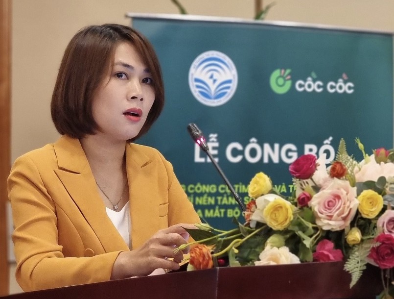 Bà Mai Thị Thanh Oanh, Giám đốc Kinh doanh và đối ngoại của Cốc Cốc