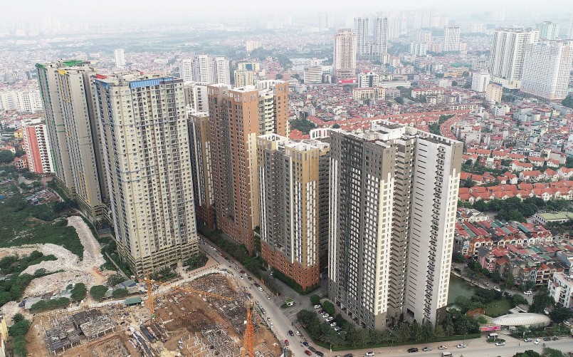 Giá căn hộ chung cư ở Hà Nội tăng phi mã 