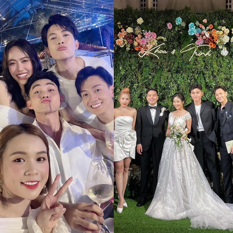 Jun Phạm, Ngô Kiến Huy “chạy show” đến dự 2 đám cưới của Liêu Hà Trinh và Diệu Nhi – Anh Tú