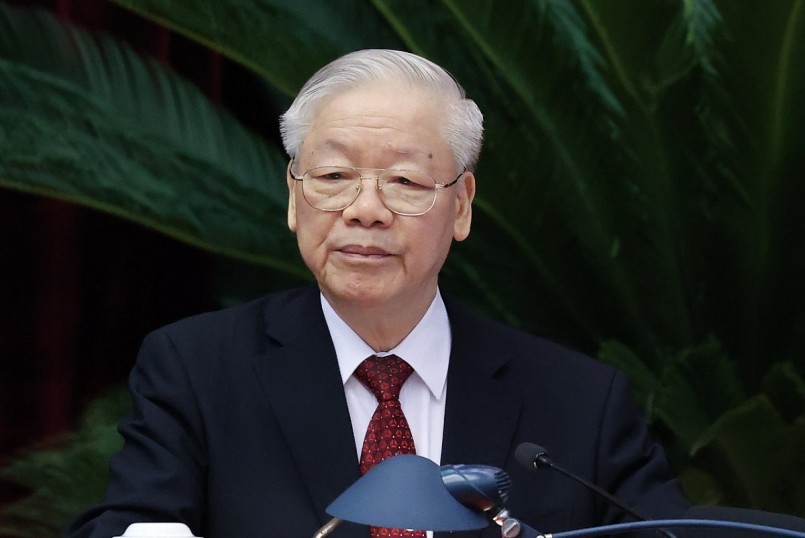 Tổng Bí thư Nguyễn Phú Trọng phát biểu chỉ đạo tại hội nghị