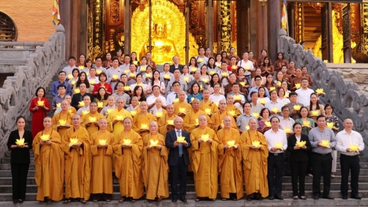 Ninh Bình: Tổ chức lễ cầu quốc thái dân an, hòa bình thế giới tại chùa Bái Đính