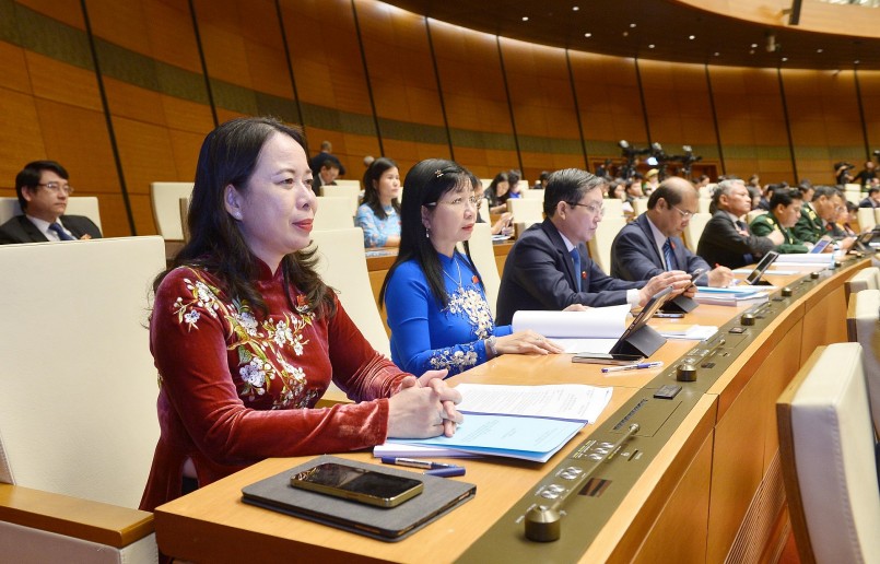 Phó Chủ tịch nước Võ Thị Ánh Xuân dự khai mạc Kỳ họp thứ 4