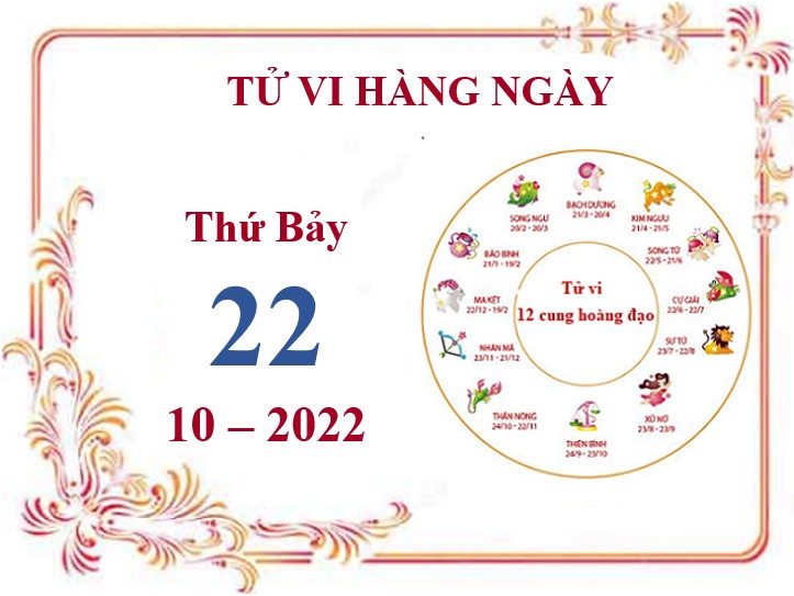 Xem tử vi 12 cung hoàng đạo hôm nay Chủ Nhật ngày 23/10/2022: Bảo Bình gặp nhiều may mắn, Kim Ngưu trở nên nóng nảy