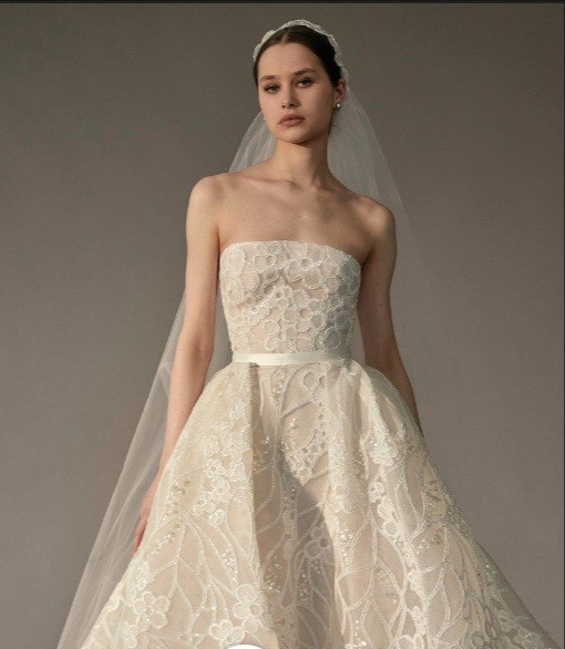 Váy cưới của hoa hậu Đỗ Mỹ Linh mua tận “trời Tây”, giá nửa tỷ đồng