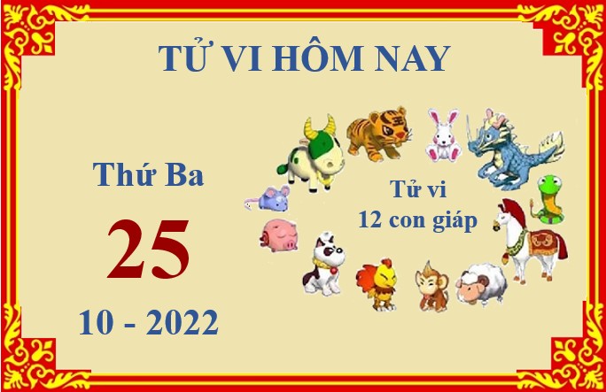 Con số may mắn hôm nay 25/10/2022 theo 12 con giáp