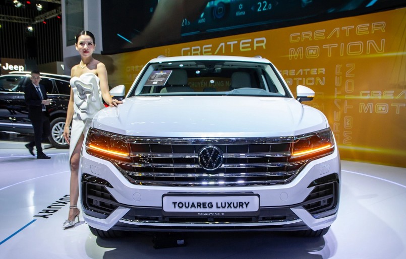 Mẫu xe Volkswagen Touareg chính thức được phân phối tại Việt Nam.