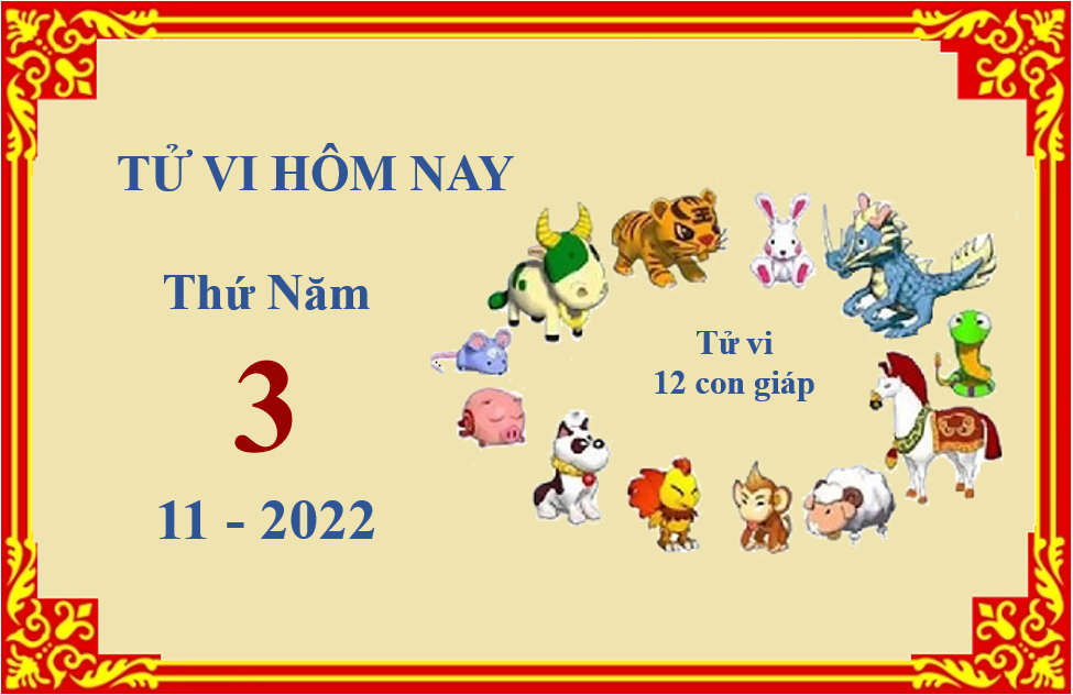 Xem chi tiết tử vi hôm nay Thứ Năm ngày 3/11/2022: Ngọ sự nghiệp hanh thông, Hợi nên cẩn thận hơn