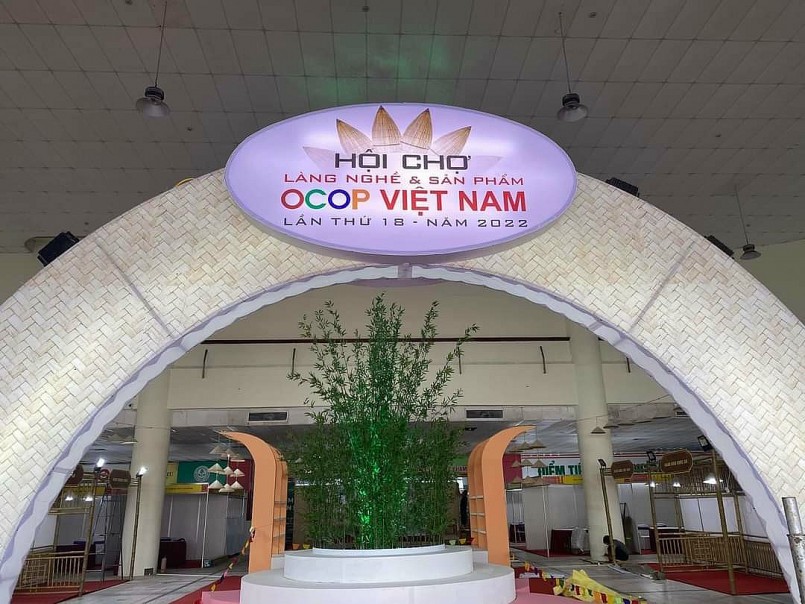150 gian hàng tham gia Hội chợ Làng nghề và Sản phẩm OCOP Việt Nam lần thứ 18