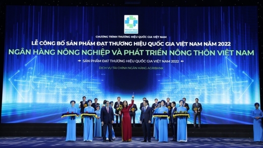 Agribank tự hào là Thương hiệu Quốc gia Việt Nam năm 2022