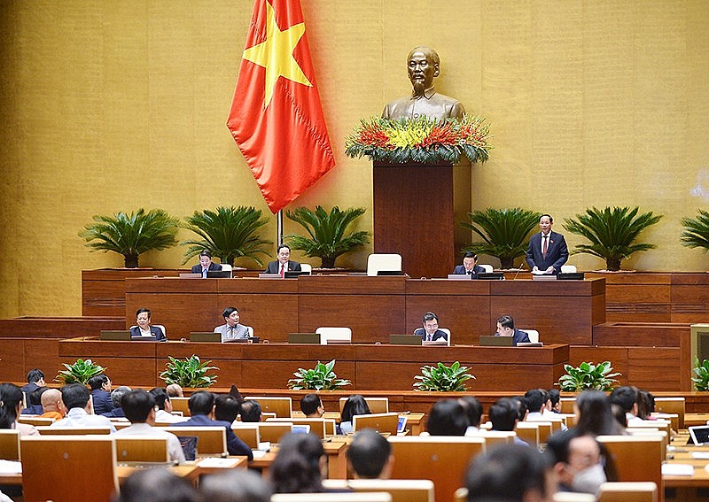 Thượng tướng Trần Quang Phương - Phó Chủ tịch Quốc hội điều hành Phiên họp