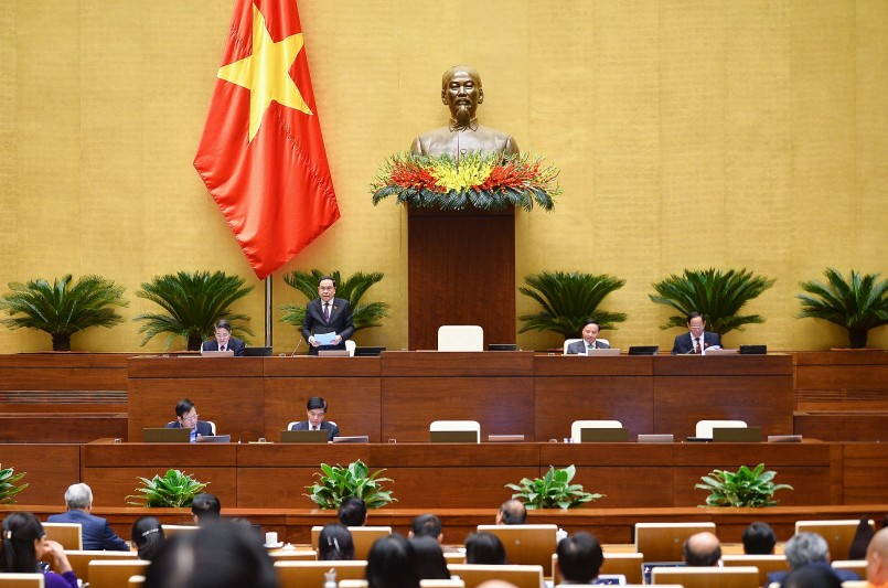 Phó Chủ tịch Thường trực Quốc hội Trần Thanh Mẫn phát biểu kết thúc phiên chất vấn và trả lời chất vấn 