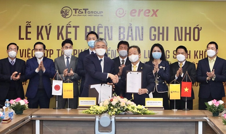 T T Group và Tập đoàn EREX (Nhật Bản) hợp tác phát triển năng lượng sinh khối tại Việt Nam