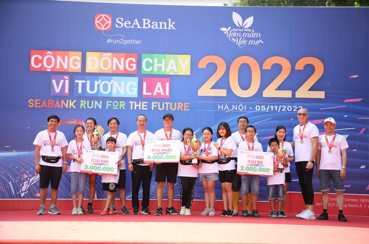 Chuỗi giải chạy cộng đồng “SeABank Run for The Future - Cộng đồng chạy vì tương lai 2022” thu hút hơn 5.200 người tham gia