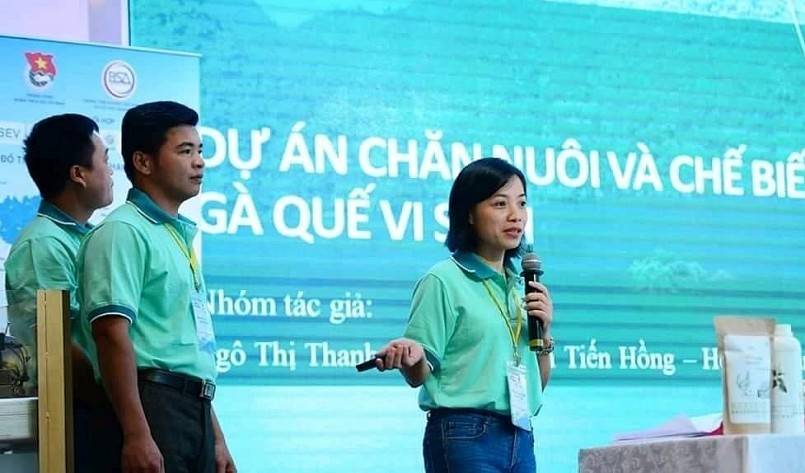 Nhóm của chị Tâm giành giải ba cuộc thi Khởi nghiệp sáng tạo thanh niên nông thôn của T.Ư Đoàn 2020