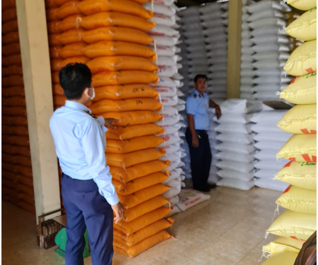 Bạc Liêu: Phát hiện, thu giữ 6 tấn gạo không rõ nguồn gốc xuất xứ